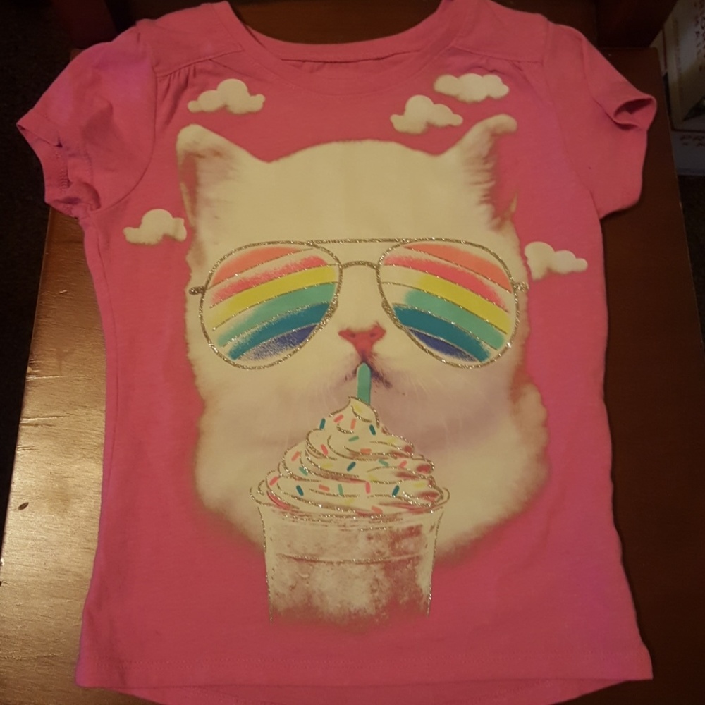 Girls Cat Shirt